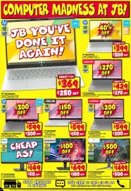 JB Hi-Fi catalogue week 41 Page 4: Lenovo 15" Chromebook €599,00, Samsung Odyssey OLED G5 €699,00