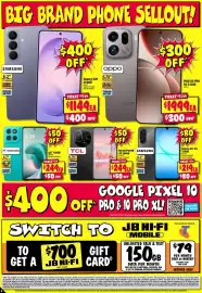 JB Hi-Fi catalogue week 41 Page 8: Samsung Galaxy A17 4G €214,00, TCL 60 NXTPAPER €249,00