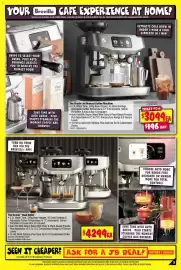JB Hi-Fi catalogue Page 5: YOUR Breville CAFE EXPERIENCE AT HOME! Appliances available at JB HOME stores, selected JB stores