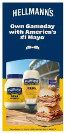 Ctown weekly ad week 40 Page 8: HELLMANN'S Own Gameday with America's #1 Mayo 1913 HELLMANN'S HELLMANN'S EST. REAL