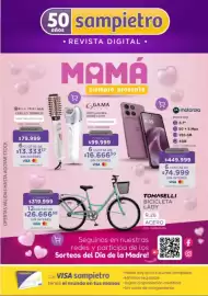 Catálogo Sampietro Página 1: Motorola moto g17 €449.999,00, Tomaselli bicicleta lady €319.999,00