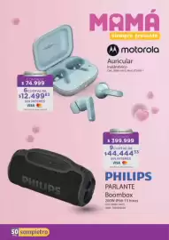 Catálogo Sampietro Página 6: Motorola auricular inalámbrico €74.999,00, Philips parlante boombox €399.999,00