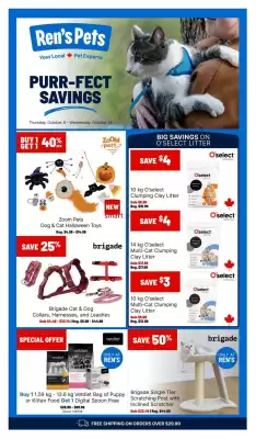 Ren’s Pets Depot (valid until 14-10)