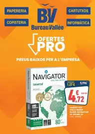 Folleto Bureau Vallée Página 1: Navigator - paquet 500 fulls paper blanc €4,72