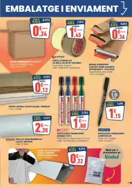 Folleto Bureau Vallée Página 5: Edding - retolador permanent €1,80, Staedtler - marcador lumocolor €1,15