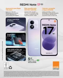 Catálogo Orange Página 26: Xiaomi - redmi note 17 €264,00