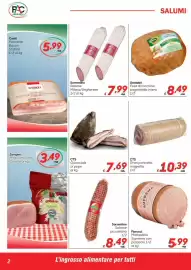 Volantino Pac Cash&Carry Pagina 2: CTS Gran pancetta magretta €10,39, CTS Guanciale al pepe €7,69