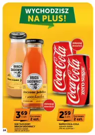 ABC gazetka tydzień 41 Strona 24: Sok tłoczony Bracia Sadownicy wybrane rodzaje €3,69, Napój Coca-Cola €2,59