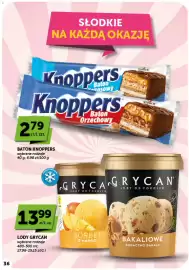 Euro Sklep gazetka tydzień 41 Strona 36: Baton Knoppers €2,79, Lody Grycan €13,99