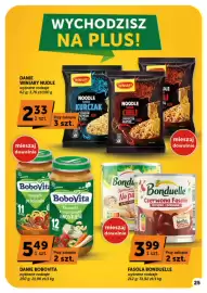 Groszek gazetka tydzień 41 Strona 25: Fasola Bonduelle €3,99, Danie Bobovita €5,49
