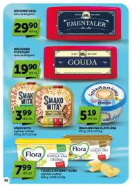 Groszek gazetka tydzień 41 Strona 30: Ser Gouda Podlasiak €19,90, Śniadaniana Klasyczna €5,19