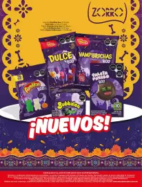 Catálogo Zorro Página 2: Gomitas Panditas boo 10-25 pzs. Dulce boo surtido 8-73 pzs. Paleta Vampibrochas boo 24-40 pzs