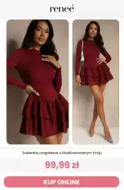 Renee magazyn tydzień 41 Strona 5: Sukienka longsleeve o rozkloszowanym kroju Reneé €99,99