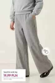 Sinsay gazetka tydzień 41 Strona 8: Spodnie wide leg €19,99
