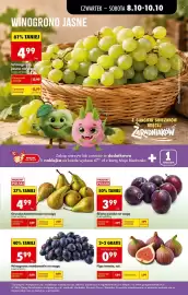 Biedronka gazetka Strona 19: Winogrono mołdawskie na wagę €5,99, Śliwka polska na wagę €3,99