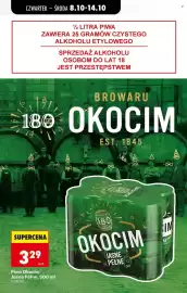 Biedronka gazetka Strona 69: Piwo Okocim Jasne Pełne, 500 ml €3,29