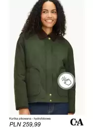 C&A gazetka tydzień 41 Strona 4: Kurtka pikowana - hydrofobowa C & A €259,99