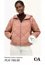 C&A gazetka tydzień 41 Strona 8: Pikowana kurtka z kapturem C & A €169,99