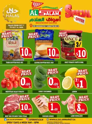 Al-Salam (valid until 12-10)