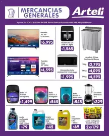 Folleto Arteli Página 15: Bafle 15" Fusion recargable €1.499,00, Oster Microondas OGMM41012 1.1p3 Negro €1.995,00
