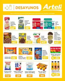 Folleto Arteli Página 2: Nesquik Cereal Nesquik Nestle €59,90, Kellogg's Choco Krispis €62,90