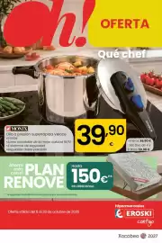 Folleto Eroski Página 1: Monix - olla a presión veloce €39,90