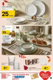 Folleto Eroski Página 3: La mediterranea - set de 3 tazas de borosilicato €4,50, Vaso de vidrio €0,90