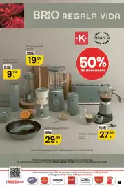 Folleto Eroski Página 7: Mug termo con asa y boquilla €9,99, Set 2 sartenes €29,99