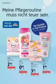 Dm Flugblatt Seite 10: MARKE VON dm Meine Pflegeroutine muss nicht teuer sein. Marke am von dm Top Qualität zu Top-Preisen!