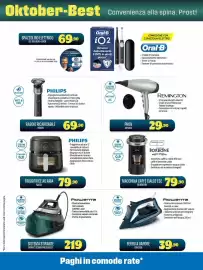 Volantino Gaer Pagina 5: Remington Phon €29,90, Philips friggitrice ad aria €79,90