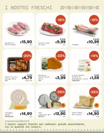 Volantino Borello Supermercati Pagina 4: Coniglio €10,99, Arrosto coppa di suino €9,99