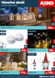 Asko leták Strana 1: Vánoční zboží U NÁS SI VYBERE KAŽDÝ LED osvětlení LED Dřevěné městečko 158934-00 SET 2 KS 没 LED