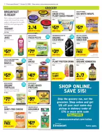 New Seasons Market weekly ad week 41 Page 7: Egglife Foods Egg White Wraps €5,99, New Seasons organic tortillas €7,99
