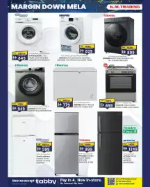 KM Trading catalogue Page 5: · MARGIN DOWN MELA SUPER GENERAL was 999.00 240 GEEPAS TUEGER was 1048 MARGIN DOWN PRICE 目 829