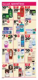 Loblaws flyer week 41 Page 14: Bic disposable razors €7,00, Dove dry spray or women's premium deodorant €9,00