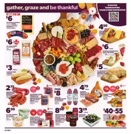 Loblaws flyer week 41 Page 2: Optimum charcuterie boards €14,00, Applewood smoked cheddar €4,50