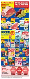 Real Canadian Superstore flyer Page 1: Becel margarine or imperial margarine €6,98, PC orange juice €6,98