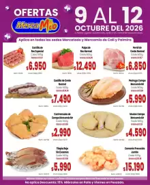 Catálogo MercaTodo Página 2: Muslos Campo Mercamio Mr €4.590,00, Tilapia Roja Sin Escamas €5.990,00