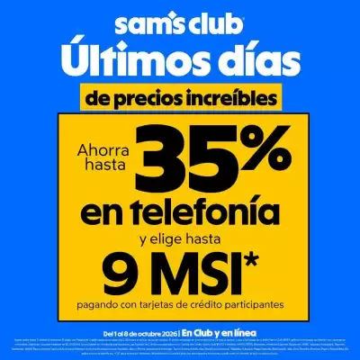Catálogo Sam's Club (válido hasta 8-10)