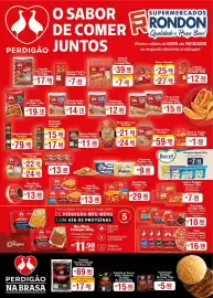 Catálogo Supermercados Rondon Página 1: Sobrecoxa Perdigão €12,98, Linguiça Toscana Perdigão Na Brasa €17,98