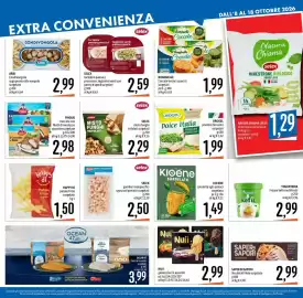 Volantino Emisfero Pagina 16: Orogel Dolce Italia pisellini finissimi €1,99, Selex misto funghi trifolati €2,29