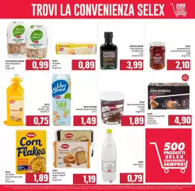 Volantino Emisfero Pagina 23: Selex Fette Biscottate Dorate €1,19, Selex Vivi Bene bevanda a base di soia Bio €1,49
