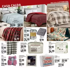 Volantino Emisfero Pagina 32: Trapunta flannel con retro sherpa €69,99, COPERTA flannel con retro sherpa €19,99