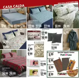 Volantino Emisfero Pagina 33: Accappatoio spugna €14,99, Tappeto arredo fantasia €6,99