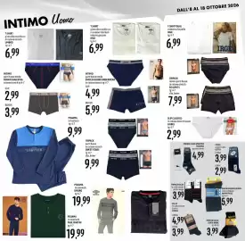 Volantino Emisfero Pagina 34: Tripack calze sportive Diadora €4,99, Calza unisex in pile Lotto €3,99