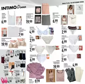 Volantino Emisfero Pagina 35: Reggiseni ultracomfort Cotonella €19,90, Gambaletto in caldo misto cotone tinta unita €4,99