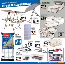 Volantino Emisfero Pagina 39: Linea Lotus per l'armadio DK scatole e custodie guardaroba €2,90, Domo Pak Living