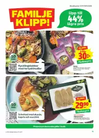 Stora Coop reklamblad vecka 42 Sida 11: Fläskschnitzel, Medlemspris €49,00, Nudlar, Medlemspris €17,00