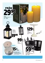 Stora Coop reklamblad vecka 42 Sida 14: Lykta €99,00, Ledlykta €39,90