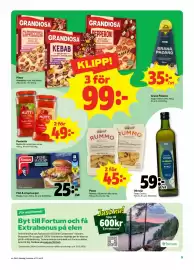 Stora Coop reklamblad vecka 42 Sida 5: Pastasås €49,00, Grana Padano €35,00